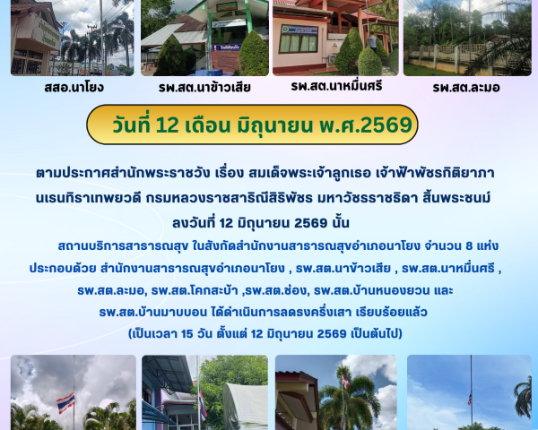 ดำเนินการลดธงครึ่งเสา